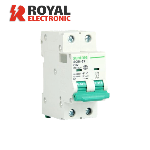 Suntree | Ac MCB SCB8-63 400V 2P 50A